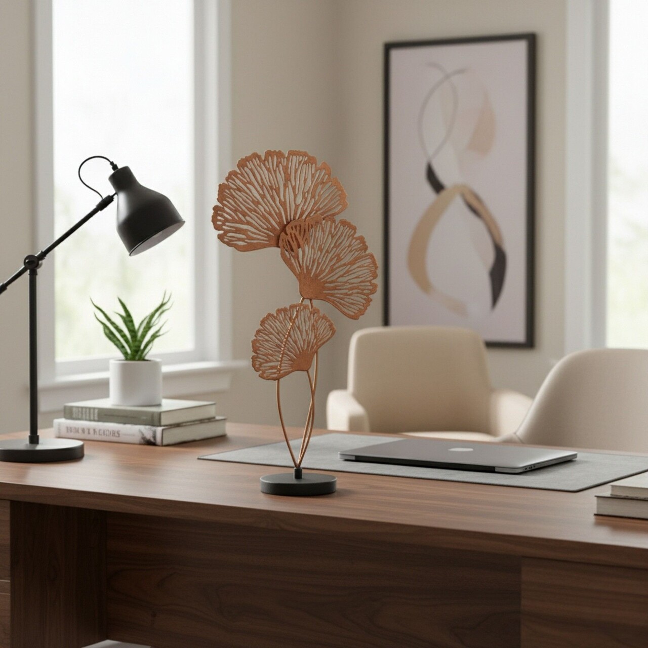 Decoratiune, Dm-001-A, 59x30x13 cm, Cupru/Negru - imagine 6